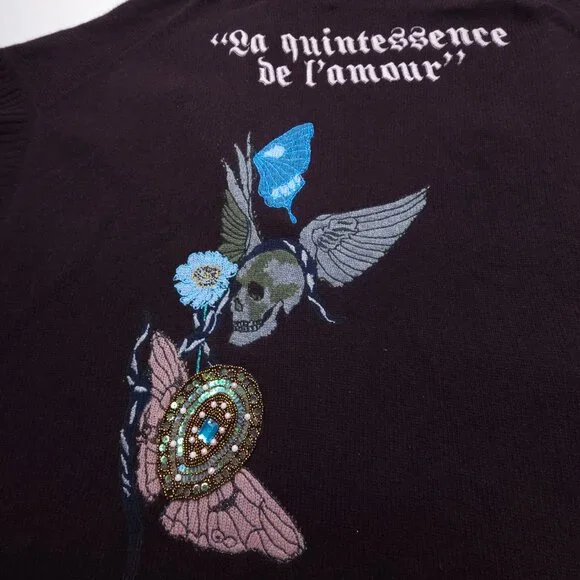 Zadig & Voltaire Inna Cashmere Embellished Cardigan - Picture 5 of 16